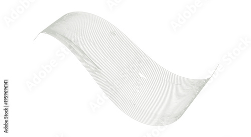 Smear of white cream cosmetic product.