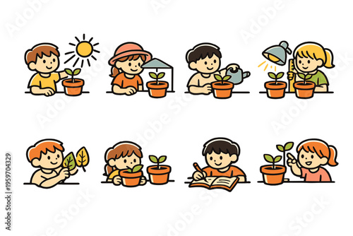 Engaging Children in Gardening Activities: Plant Care, Observation, and Growth through Fun Educational Experiences
