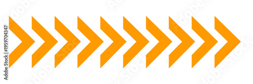 simple abstract yellow color arrow border slash line vector pattern.