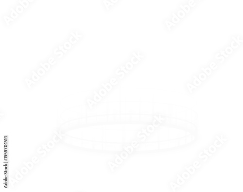 Virtual teleportation gateway surrounded by neon rings. White glowing spirals rotate, producing dynamic sci-fi portal effect. Ideal PNG for cyberpunk and gaming visuals.
