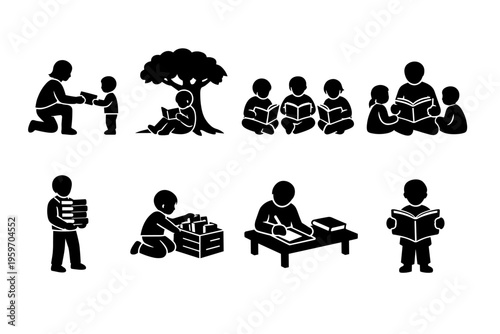 A Comprehensive Exploration of Childhood Learning Through Engaging Activities such as Reading, Storytelling, Group Learning, and Creative Play