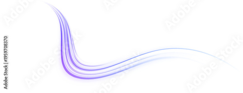 Fast-moving neon streaks create vibrant light wave patterns. Dynamic glowing curves illustrate acceleration and motion. Perfect for sci-fi, cyber, or urban layouts.