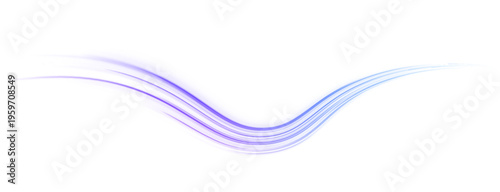 Glowing neon spiral lines create abstract high-speed effect. Dynamic flowing trails convey energy and motion. Ideal PNG for sci-fi, cyber, or digital backgrounds.