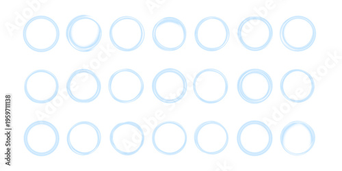 Vibrant blue spiral ring with glowing light trail and dynamic motion. Abstract circular effect adds depth and energy. Perfect for futuristic banners and digital art.