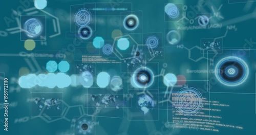 Animation of shapes and data processing over road