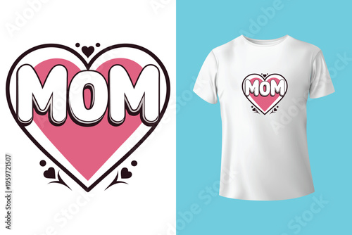 "Mother" periodic table t-shirt design.