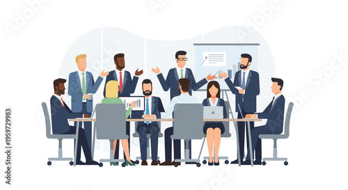 Business Team Meeting Office Discussion 5.