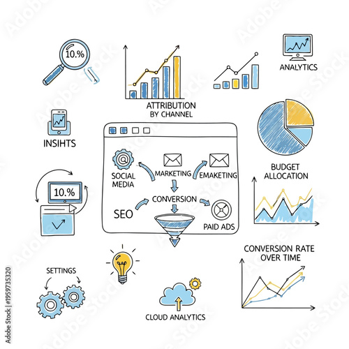 Digital Marketing Strategy and Analysis Tools with SEO, Social Media, and Analytics