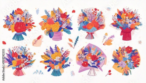 Colorful Paint Splatter Artwork Designs.