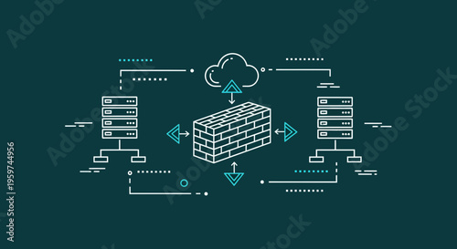 Cloud server data storage technology.