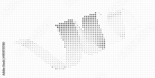 Black Plus Sign Abstract Pattern on White Dotted Background, Minimal Plus Symbol Geometric Pattern White Background