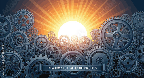 Gears turning towards a brighter future for workers everywhere now