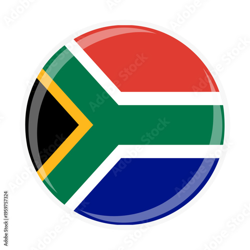 South Africa national round circle flag emblem official icon Free Download South Africa national round circle flag emblem official icon - GFXLoad