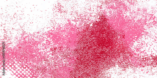 A fresh pink abstract background featuring wet water drops on clear glass with a clean liquid texture and frozen frost patterns reminiscent of a cold winter sky