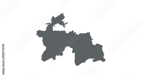 A black silhouette depicts a mountainous landscape with a bird in flight above high quality professional