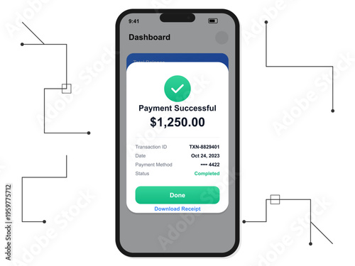 Mobile Payment Confirmation Transaction Details