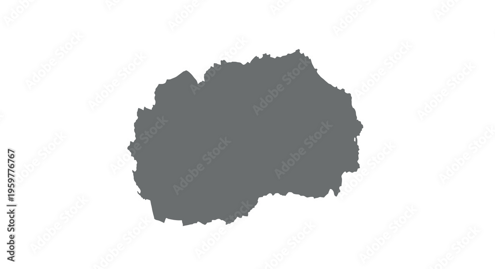 Fototapeta premium A stark black silhouette resembling an irregular landmass against a white background high quality professional detailed