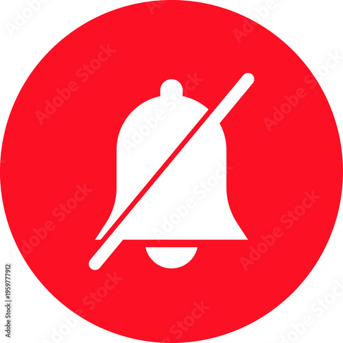 Muted Notification Bell Icon