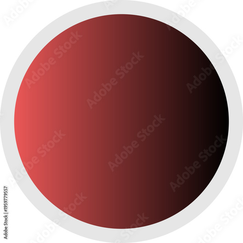 Red Gradient Circle