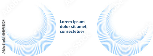 Abstract wavy background design with lorem ipsum text 