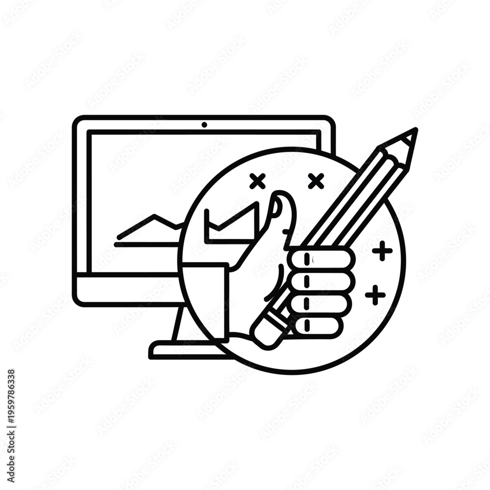 Fototapeta premium Computer Analytics Success Concept