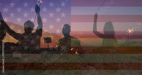 Animation of binary coding over african american soccer player