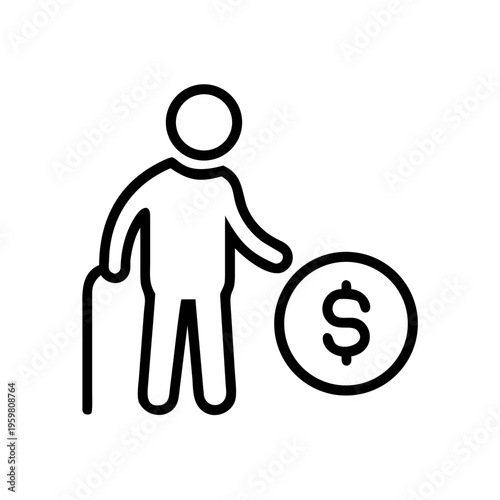 Retirement planning and financial security for seniors with pension and retirement savings income funds