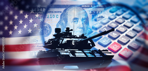 Canvas Print Defense spending, Military procurement