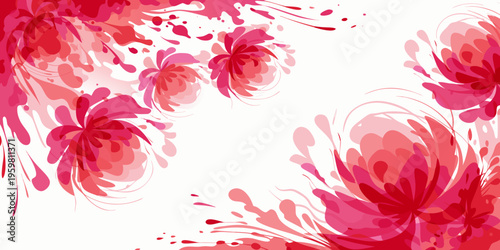 Gemini said

Abstract red and pink floral background featuring a vector pattern of roses and hearts for a romantic Valentine nature illustration