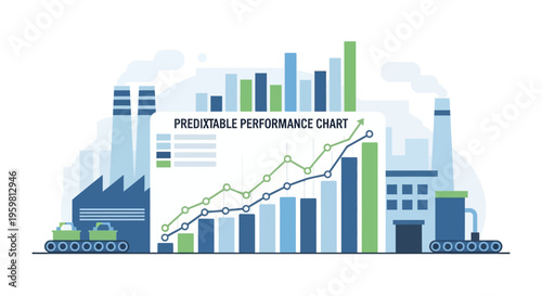 Predictive Industrial Performance Chart: Manufacturing Growth & Data Analysis