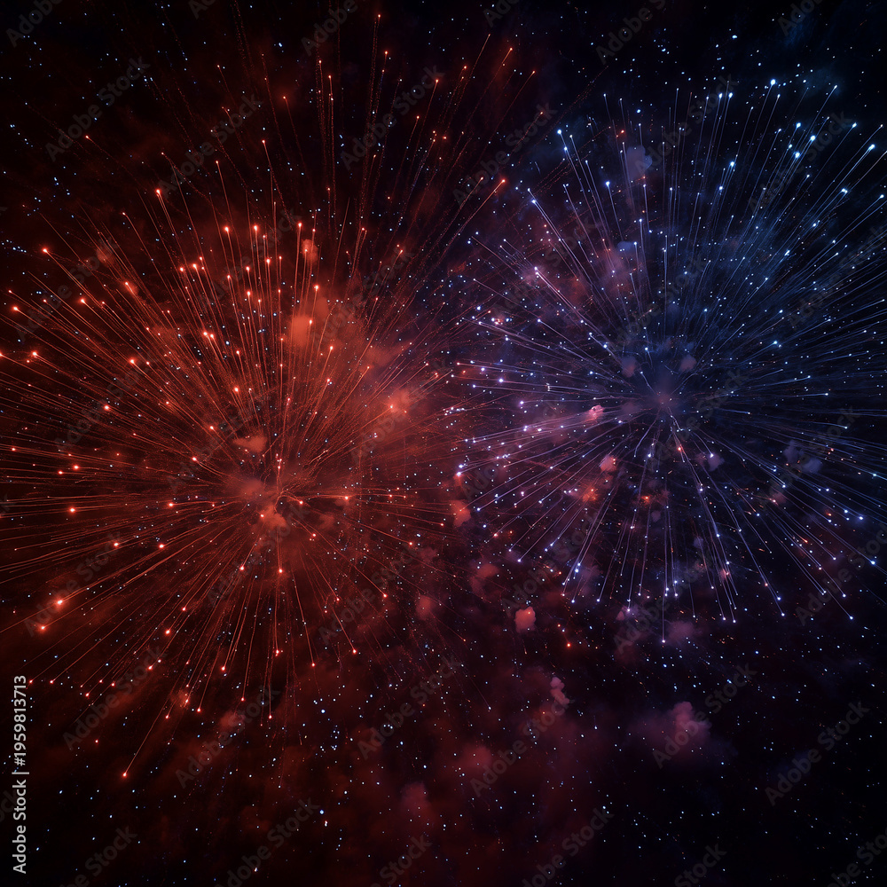 Fototapeta premium fireworks in the night sky