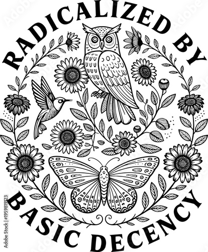 Radicalized by Basic Decency Svg