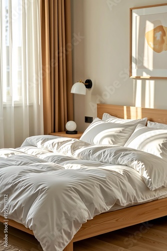 Bright and Cozy Bedroom with Natural Light and Minimalist Decor