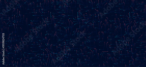 Circuit board vector illustration. High-tech technology background