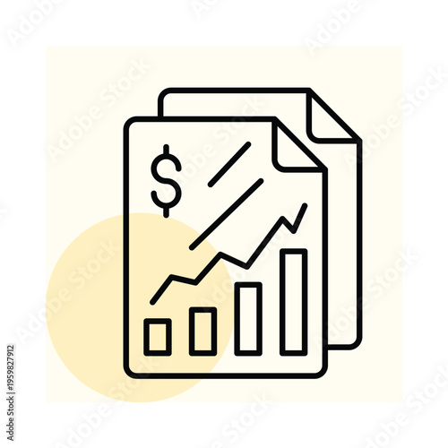 Business Growth vector, pixel perfect, illustrator file 
