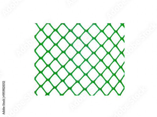 Green Diamond Mesh Plastic Netting for Garden and Industrial Use