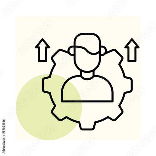 Personal Development vector, pixel perfect, illustrator file 
