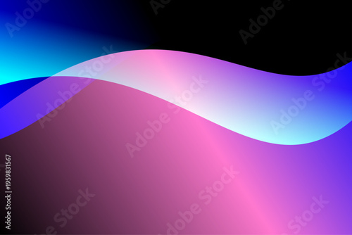 ウェーブグラデーション抽象背景テクスチャ素材　ピンク　紫