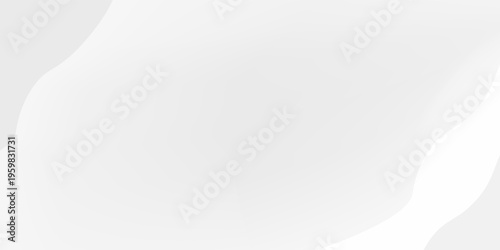 white background with abstract curve shape and swirl line decoration