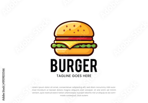 Burger logo, Fast food logo , food logo, Meat logo, Cheese logo, fast food, Burger, hamburger logo,