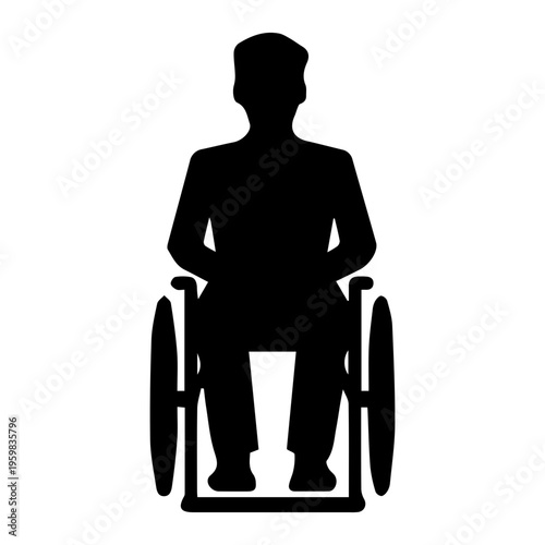 person in wheelchair icon