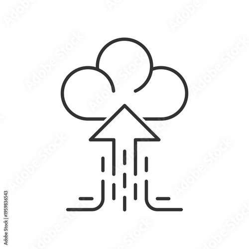 Cloud Data Upload  Icon