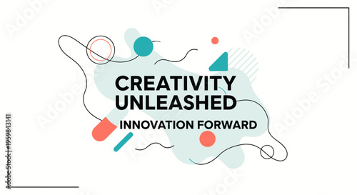 Creativity Unleashed Innovation Forward Concept.