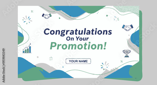 Congratulations on Your Promotion Card.