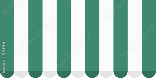 Green White Irish Pub Awning Canopy Striped Bar Tavern Storefront