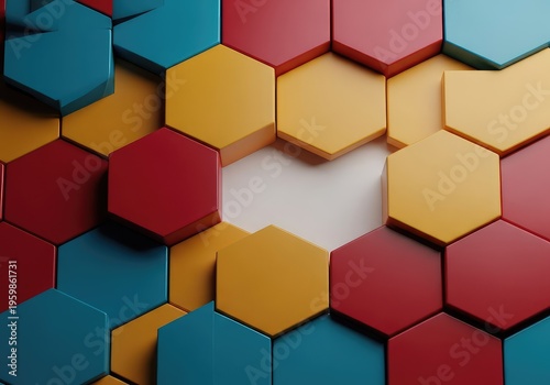 A repeating geometric pattern of uniform shapes interrupted by a single, perfectly measured empty space, highlighting the concept of a missing element or pause, negative space, absence, structure