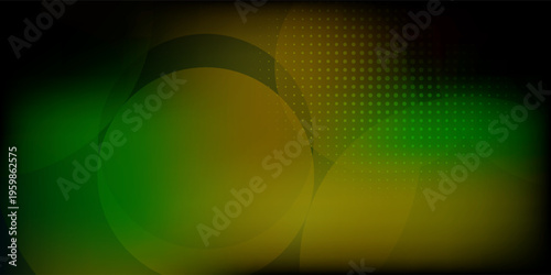 Dark green vector blurred shine illustration. Brand-new pattern for your business design. Colorful background in abstract style with gradient.