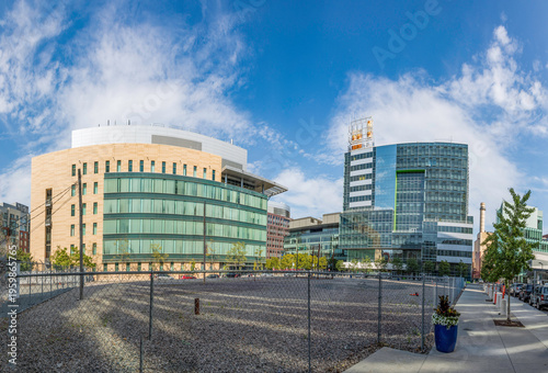 Wallpaper Mural modern educational building of Northeastern University in Boston Torontodigital.ca