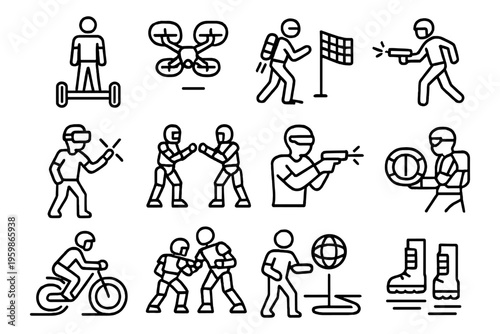 Adventure activities outline: drones, laser tag, segways, and more