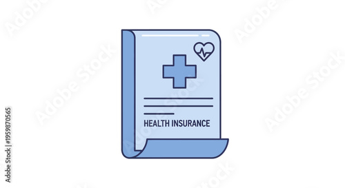 Health insurance policy document details.